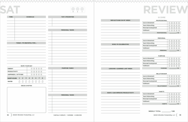 Wholistic Productivity Planner - Quarterly (PDF) - Image 5